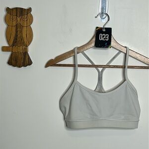 Lululemon Flow Y sports bra white